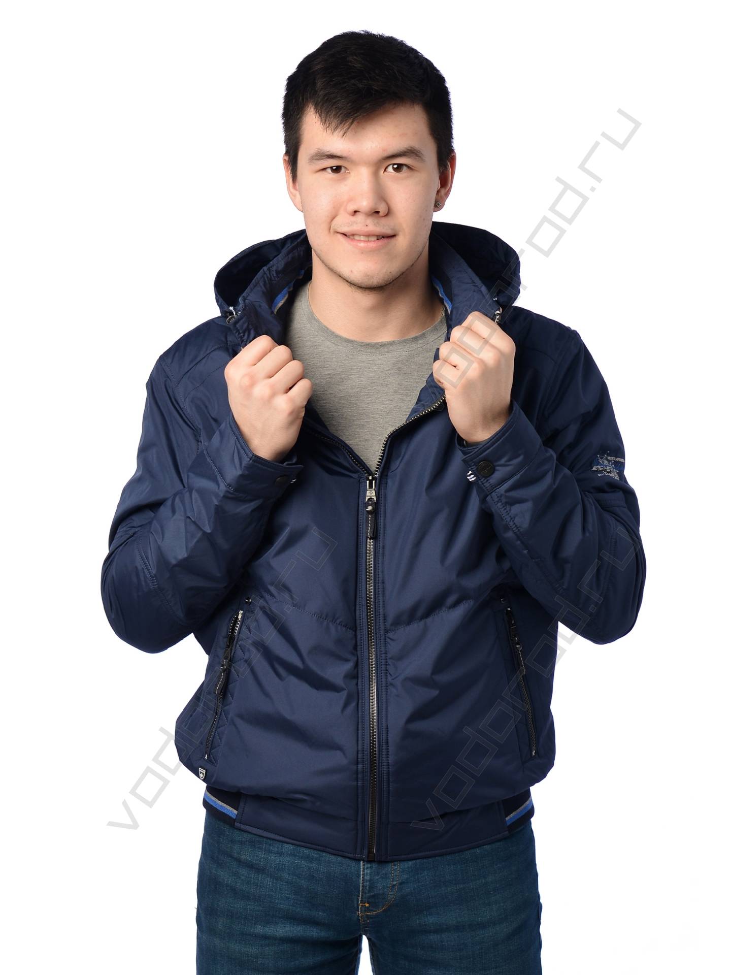 Куртка мужская цвет синий 25-2