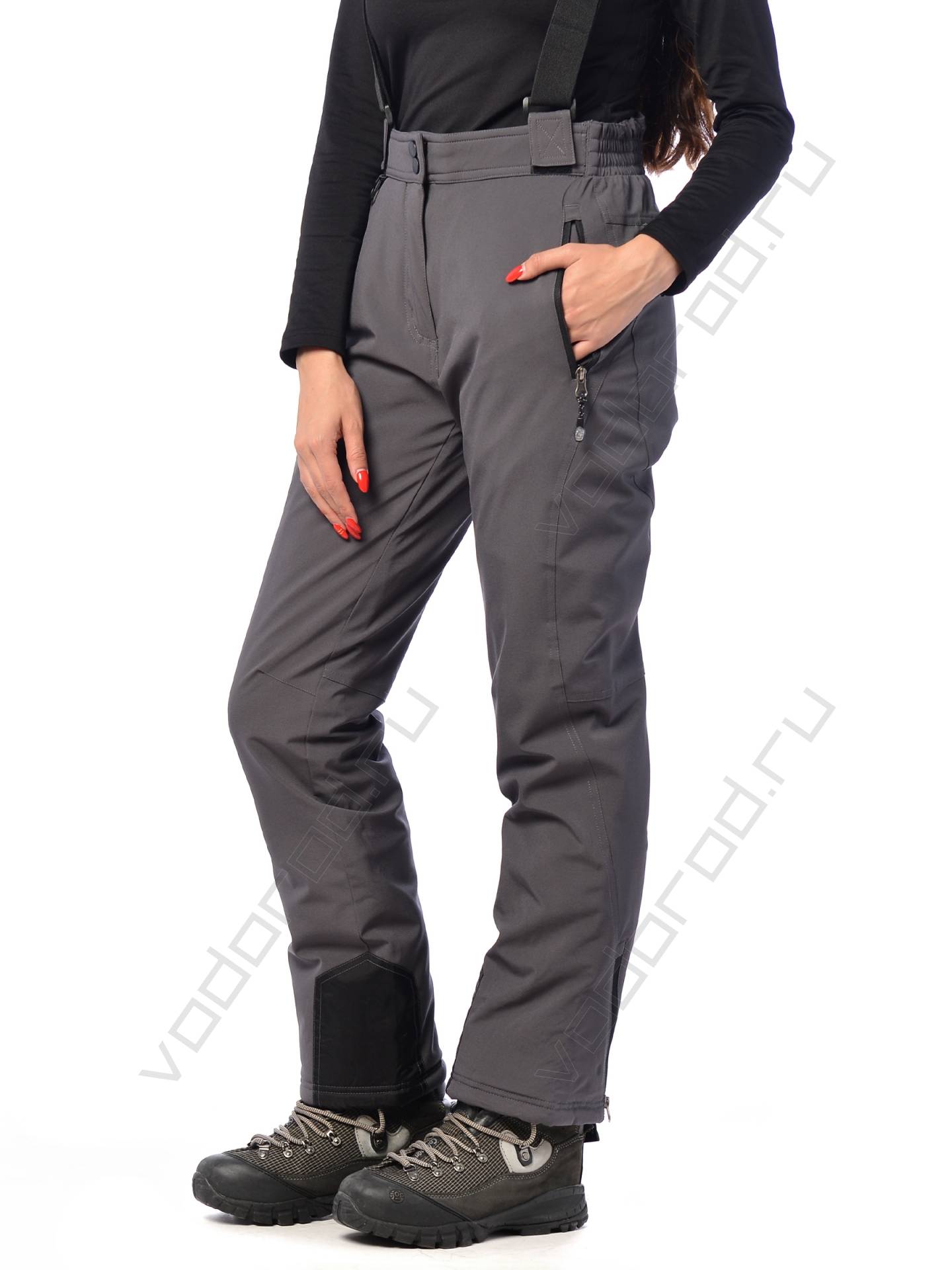 Горнолыжные брюки женские цвет серый