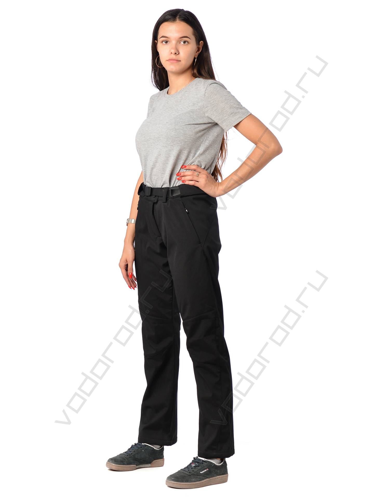 Трекинговые брюки женские цвет черный