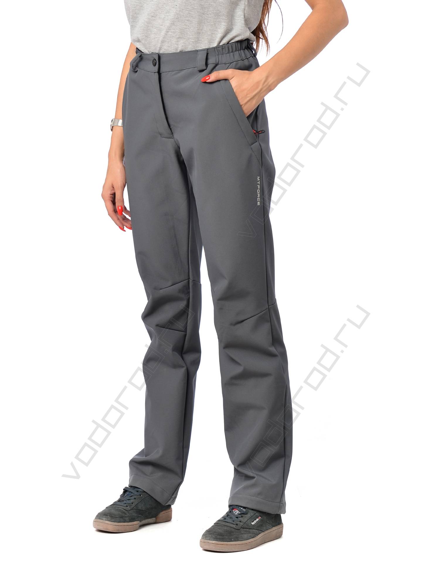 Трекинговые брюки женские цвет серый