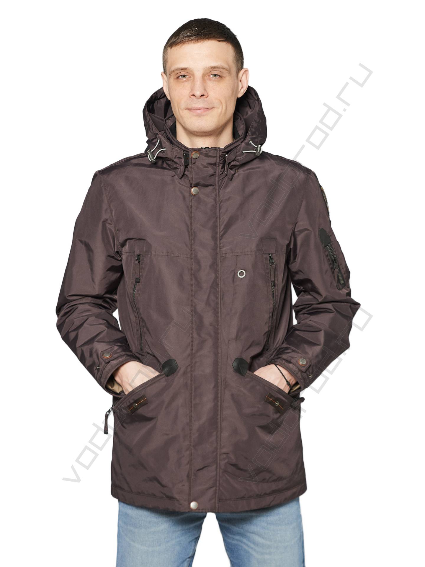 Куртка мужская цвет серофиолетовый 8