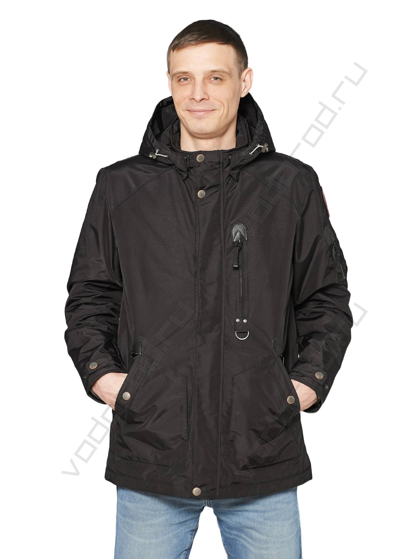 Куртка мужская цвет черный 1