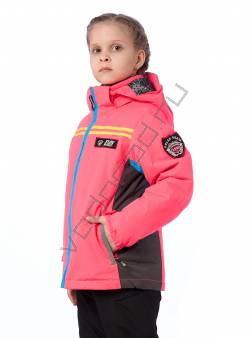 Горнолыжная куртка детская Ярко. розовый