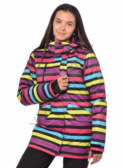 Горнолыжная куртка женская Фиолетовый/желтый 83