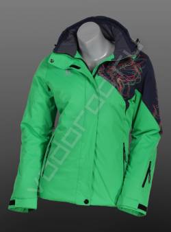 Горнолыжная куртка женская Зеленый 55