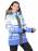 Горнолыжная куртка женская цвет голубой 155